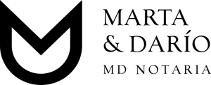 logo MD Notaría - Marta & Darío